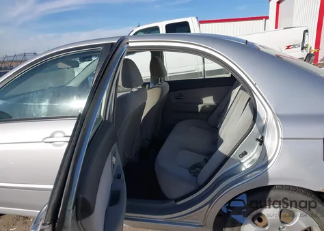 2007 Kia Spectra Ex from USA, damaged, VIN KNAFE121775412661